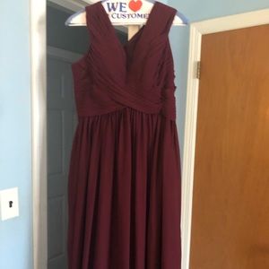 Bridesmaid Dress-Cabernet